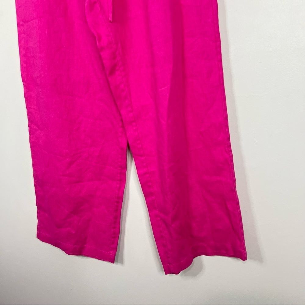 Rails Pink Wide Leg Linen Pants size Large - Picture 4 of 10